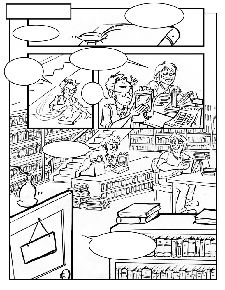 Bookbinders Chapter 1 Page 2 work in progress