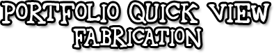 Fabrication Portfolio