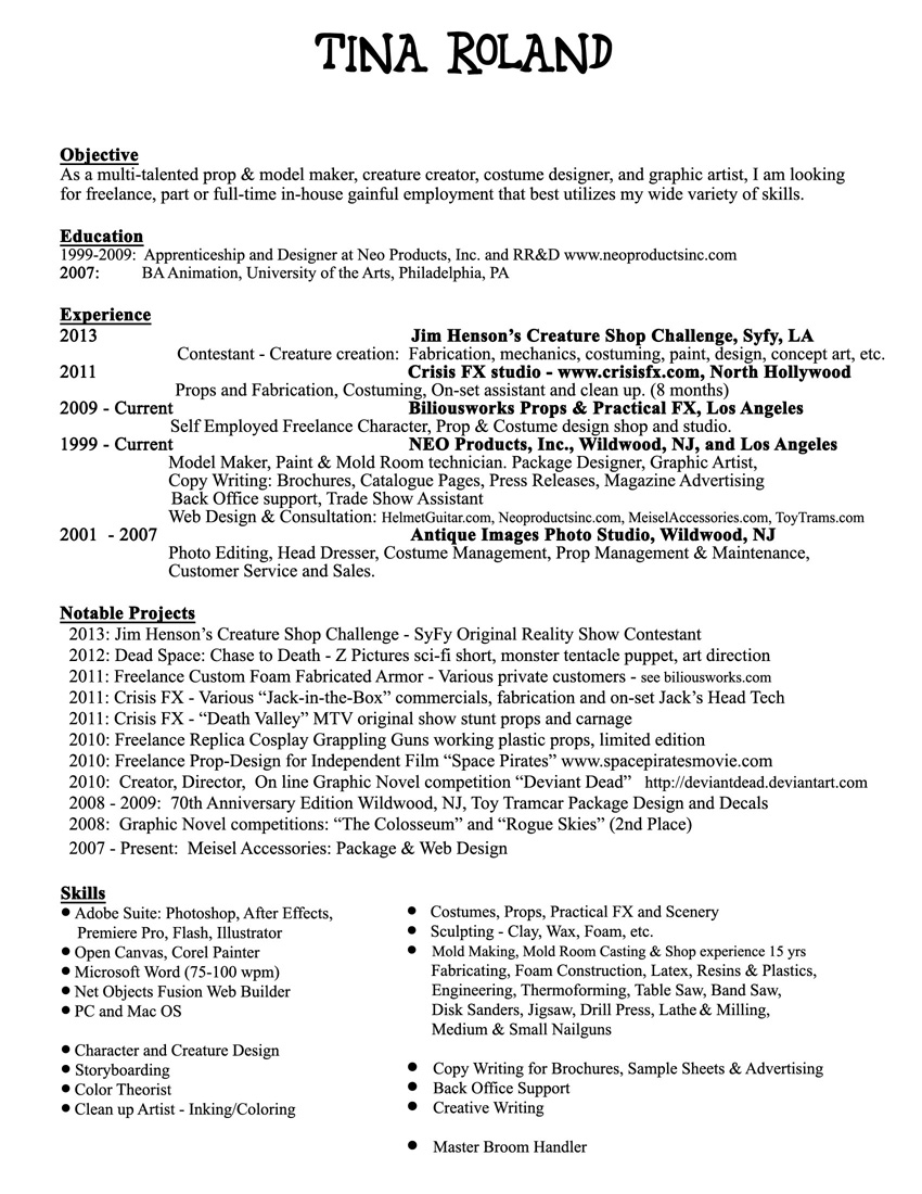 TINA 14 Resume WEB
