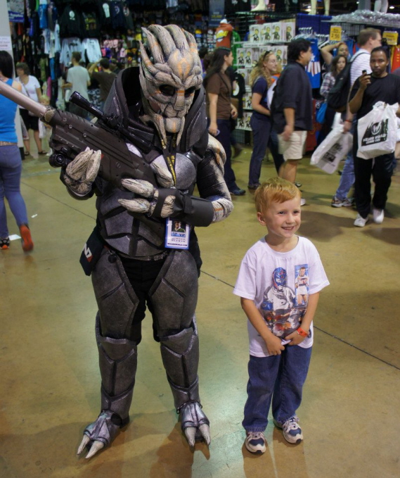 Turians love kids!