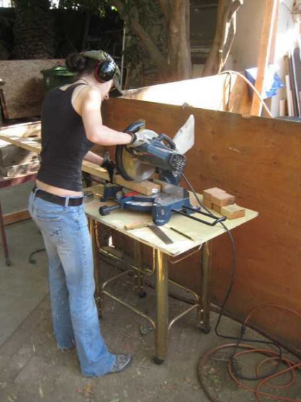 T on the Chop Saw